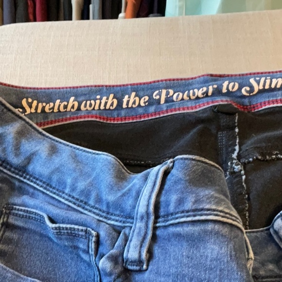 Signature Studio Dark Blue Skinny Jeans - Picture 3 of 8